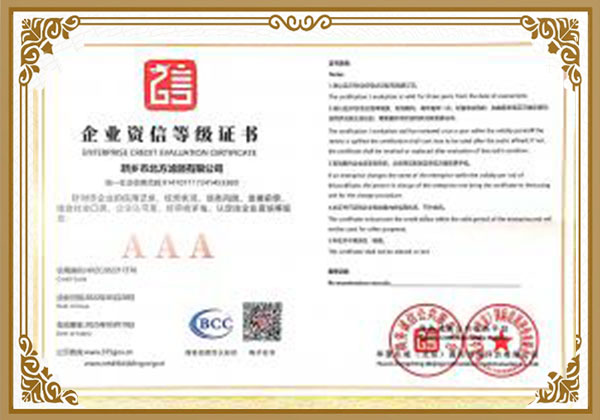 濾芯、過濾器、分離器廠家資質(zhì)